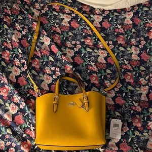 Coach Yellow mini tote